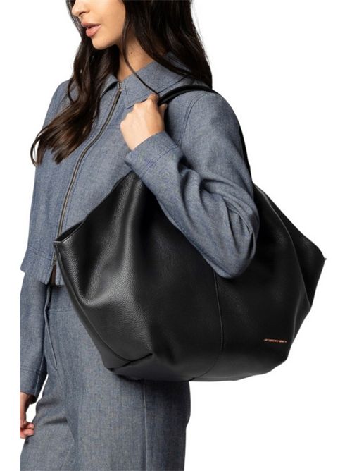 Borsa donna Rachel Large in pelle bottalata nero Alexander Smith | ABBCRCWL-B151NERO